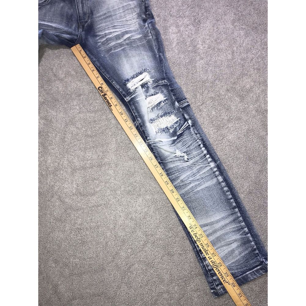 Kids Fwrd Denim Jeans 29x30 Cotton Blend Stretch Distressed Size 20 — image 6 of 8